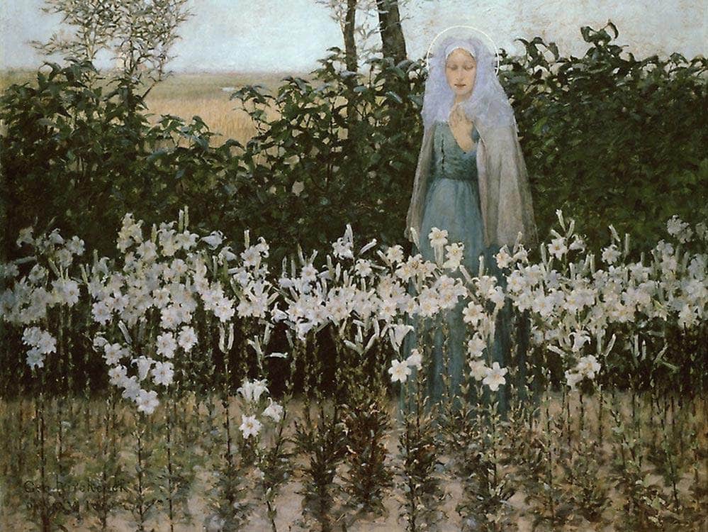 Annunciation0 George Hitchcock Fine Art Print