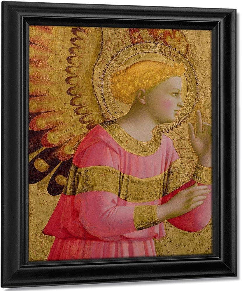Annunciatory Angel By Fra Angelico Fine Art Print