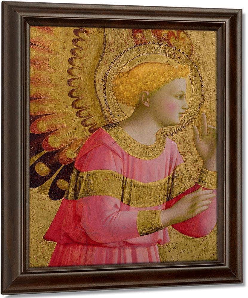Annunciatory Angel By Fra Angelico Fine Art Print