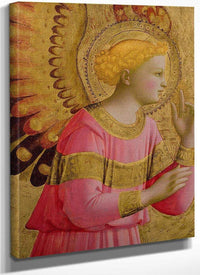 Annunciatory Angel By Fra Angelico Fine Art Print