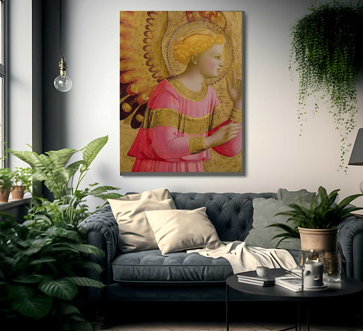Annunciatory Angel By Fra Angelico Fine Art Print