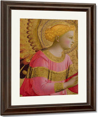 Annunciatory Angel By Fra Angelico Fine Art Print