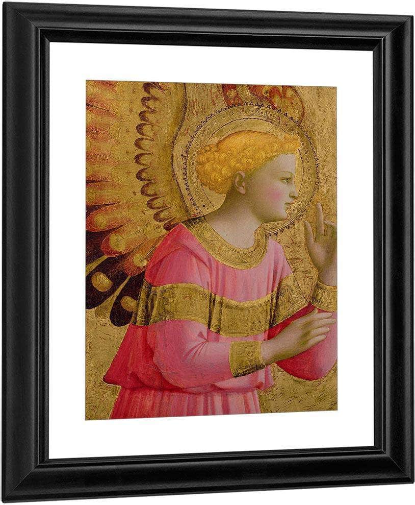 Annunciatory Angel By Fra Angelico Fine Art Print