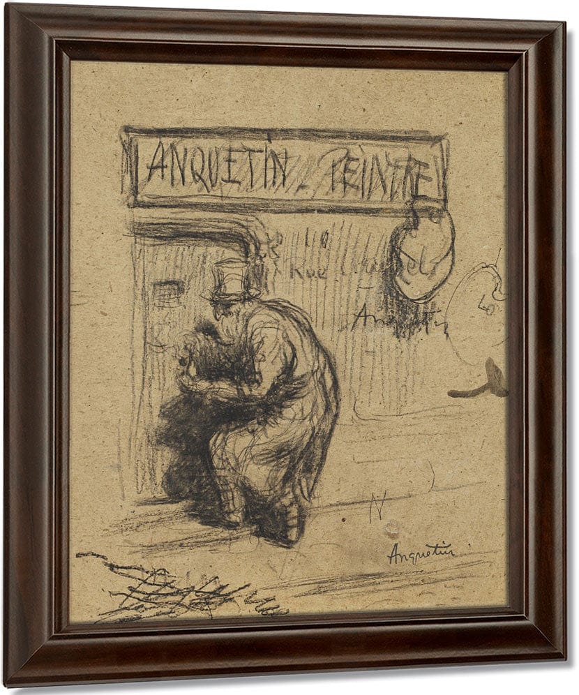 Anquetin Peintre By Louis Anquetin Fine Art Print