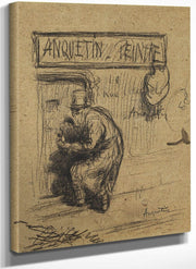 Anquetin Peintre By Louis Anquetin Fine Art Print