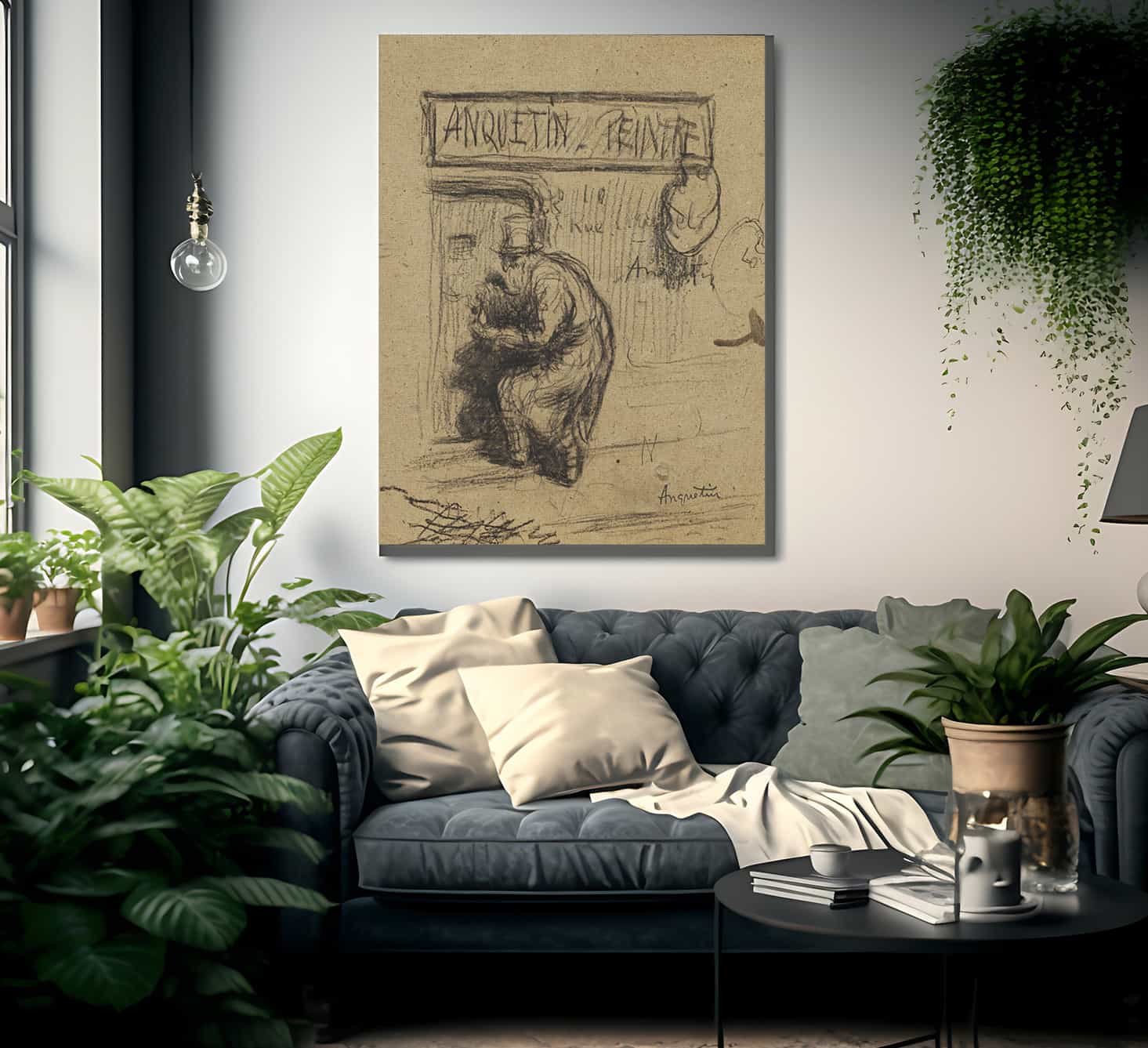 Anquetin Peintre By Louis Anquetin Fine Art Print