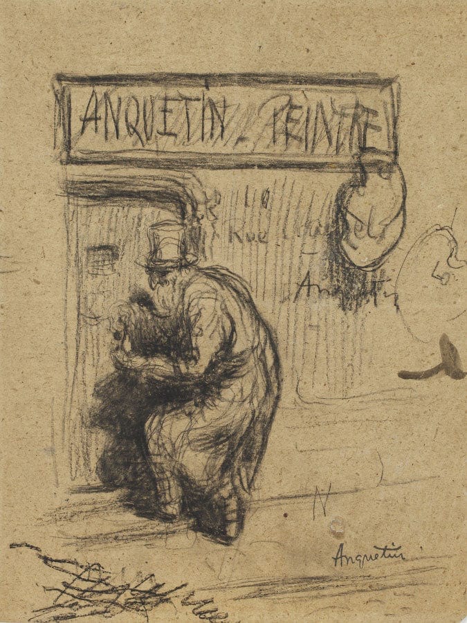 Anquetin Peintre By Louis Anquetin Fine Art Print