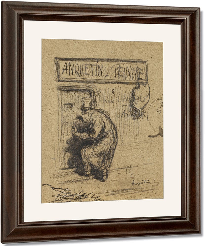 Anquetin Peintre By Louis Anquetin Fine Art Print