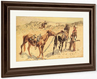Antelope Hunting By Frederic Remington Fine Art Print