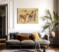 Antelope Hunting By Frederic Remington Fine Art Print