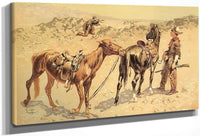 Antelope Hunting By Frederic Remington Fine Art Print
