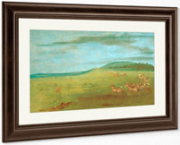 Antelope Shooting, Decoyed Up By George Catlin Fine Art Print
