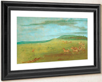 Antelope Shooting, Decoyed Up By George Catlin Fine Art Print
