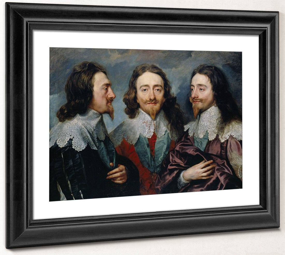 Anthony Van Dyck Charles I 1636 By Anthony Van Dyck Fine Art Print
