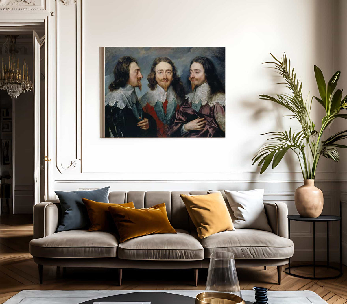 Anthony Van Dyck Charles I 1636 By Anthony Van Dyck Fine Art Print