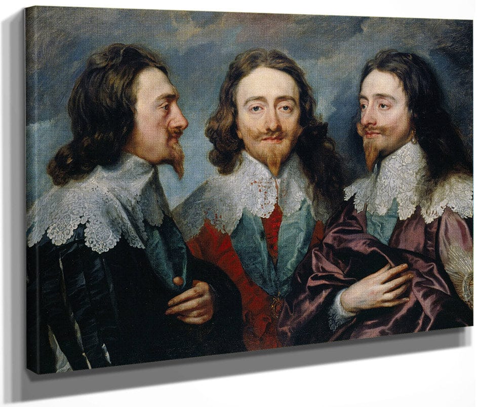 Anthony Van Dyck Charles I 1636 By Anthony Van Dyck Fine Art Print