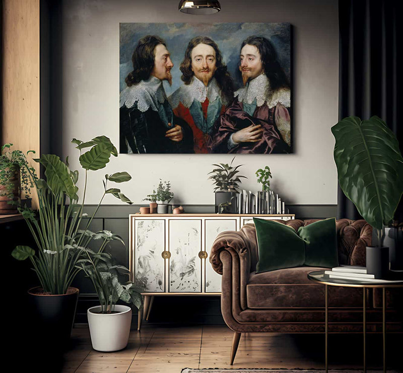 Anthony Van Dyck Charles I 1636 By Anthony Van Dyck Fine Art Print