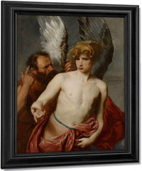 Anthony Van Dyck Daedalus And Icarus 1625 By Anthony Van Dyck Fine Art Print