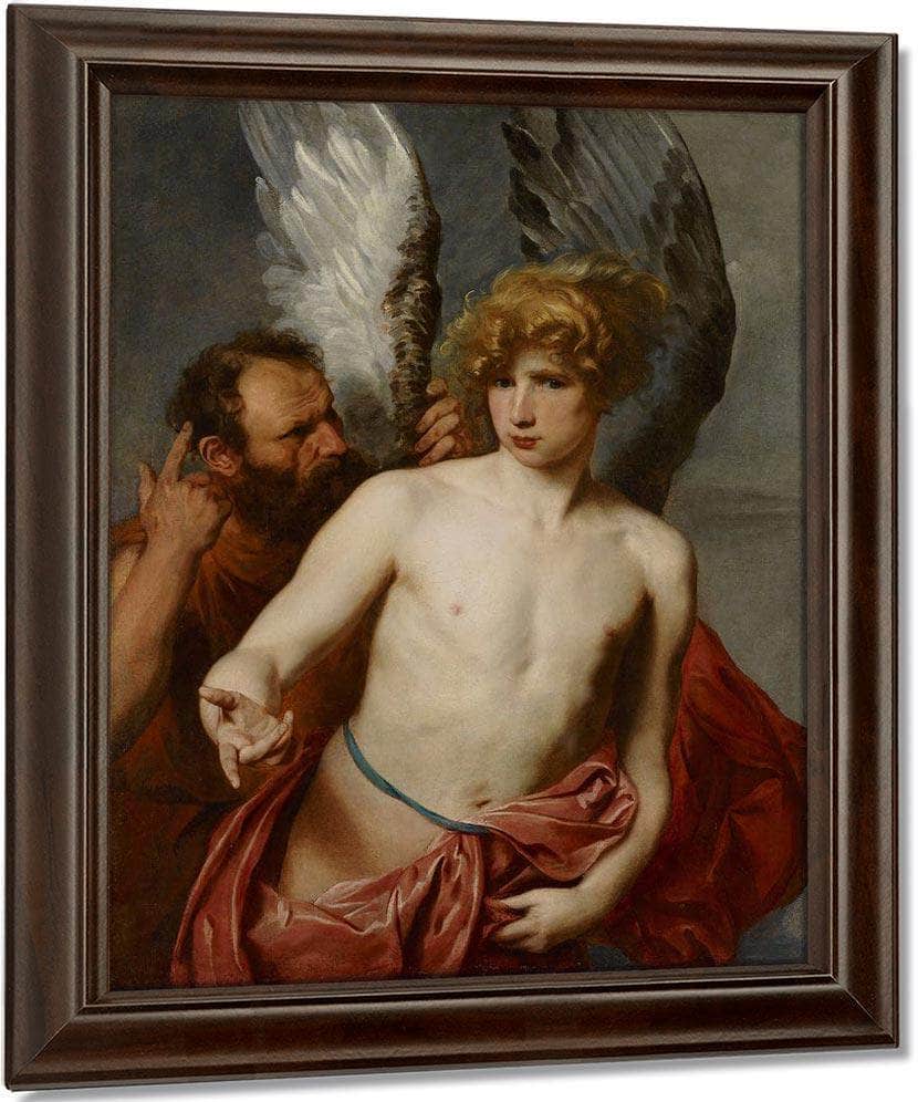 Anthony Van Dyck Daedalus And Icarus 1625 By Anthony Van Dyck Fine Art Print