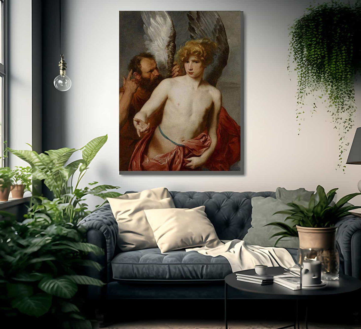Anthony Van Dyck Daedalus And Icarus 1625 By Anthony Van Dyck Fine Art Print