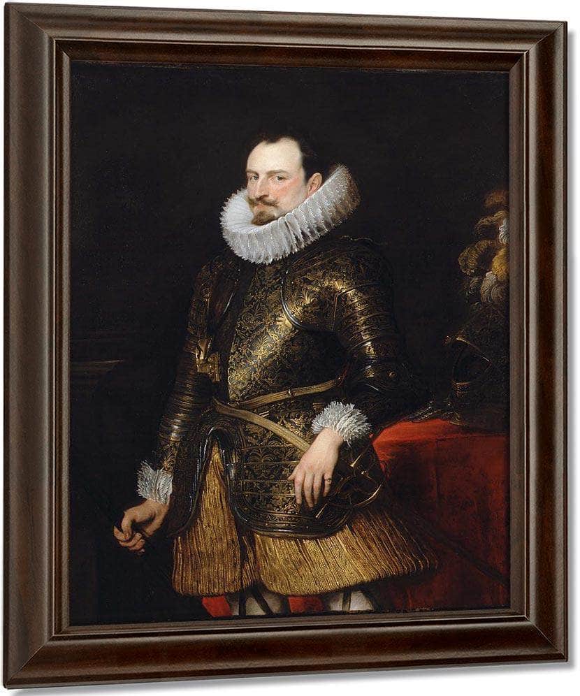 Anthony Van Dyck Emmanuel Philibert Of Savoy Prince Of Oneglia 1624 By Anthony Van Dyck Fine Art Print