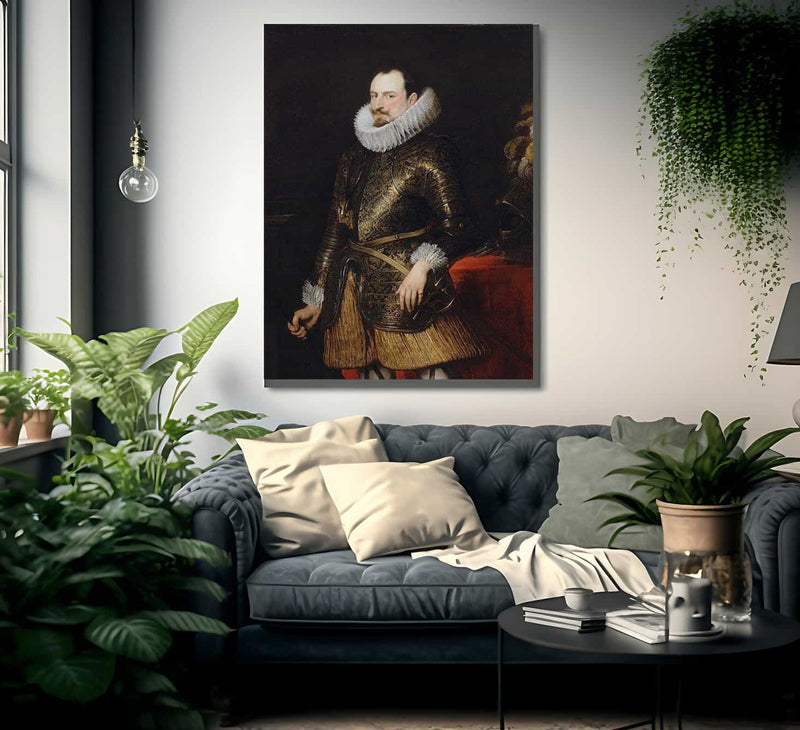 Anthony Van Dyck Emmanuel Philibert Of Savoy Prince Of Oneglia 1624 By Anthony Van Dyck Fine Art Print