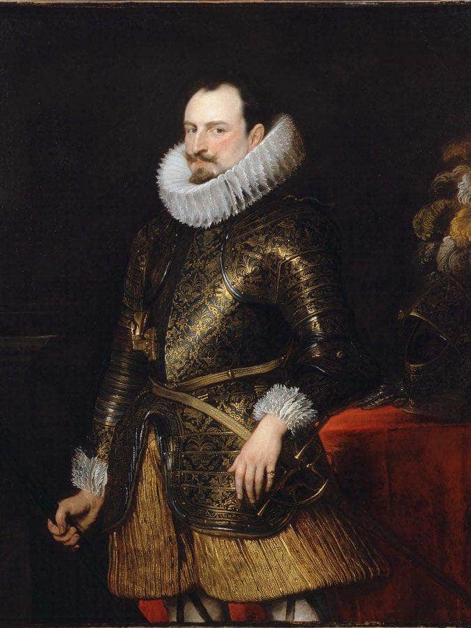Anthony Van Dyck Emmanuel Philibert Of Savoy Prince Of Oneglia 1624 By Anthony Van Dyck Fine Art Print