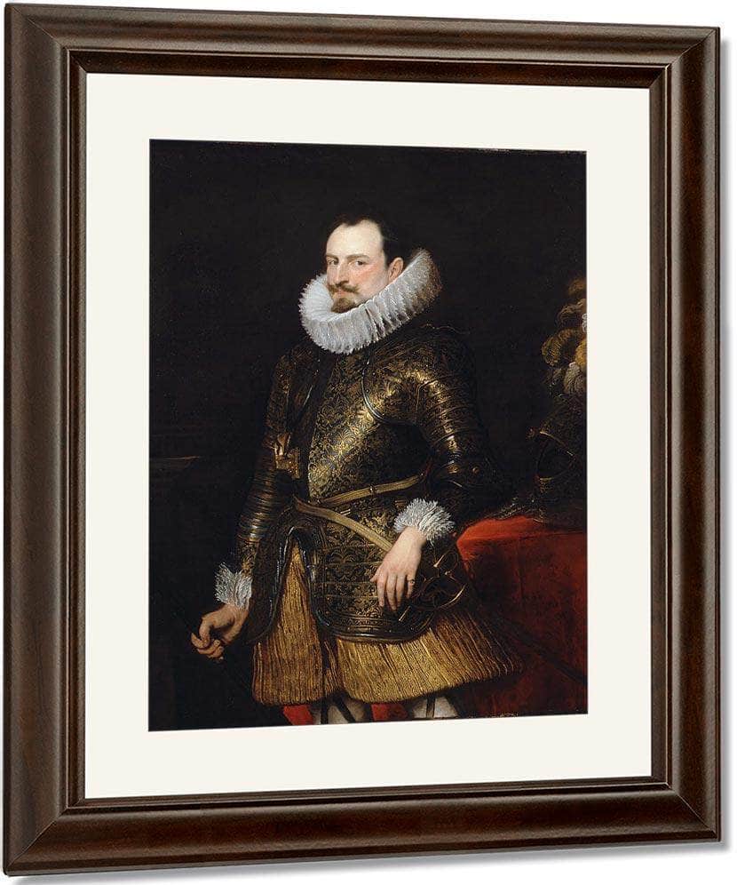 Anthony Van Dyck Emmanuel Philibert Of Savoy Prince Of Oneglia 1624 By Anthony Van Dyck Fine Art Print