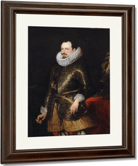 Anthony Van Dyck Emmanuel Philibert Of Savoy Prince Of Oneglia 1624 By Anthony Van Dyck Fine Art Print