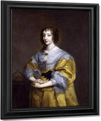 Anthony Van Dyck Henrietta Maria 1635 By Anthony Van Dyck Fine Art Print