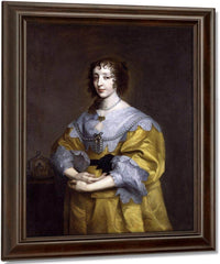 Anthony Van Dyck Henrietta Maria 1635 By Anthony Van Dyck Fine Art Print