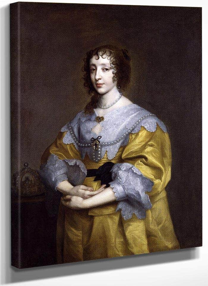 Anthony Van Dyck Henrietta Maria 1635 By Anthony Van Dyck Fine Art Print