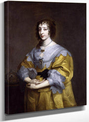 Anthony Van Dyck Henrietta Maria 1635 By Anthony Van Dyck Fine Art Print