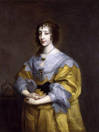 Anthony Van Dyck Henrietta Maria 1635 By Anthony Van Dyck Fine Art Print