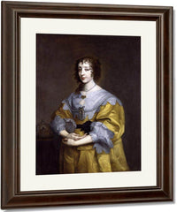 Anthony Van Dyck Henrietta Maria 1635 By Anthony Van Dyck Fine Art Print