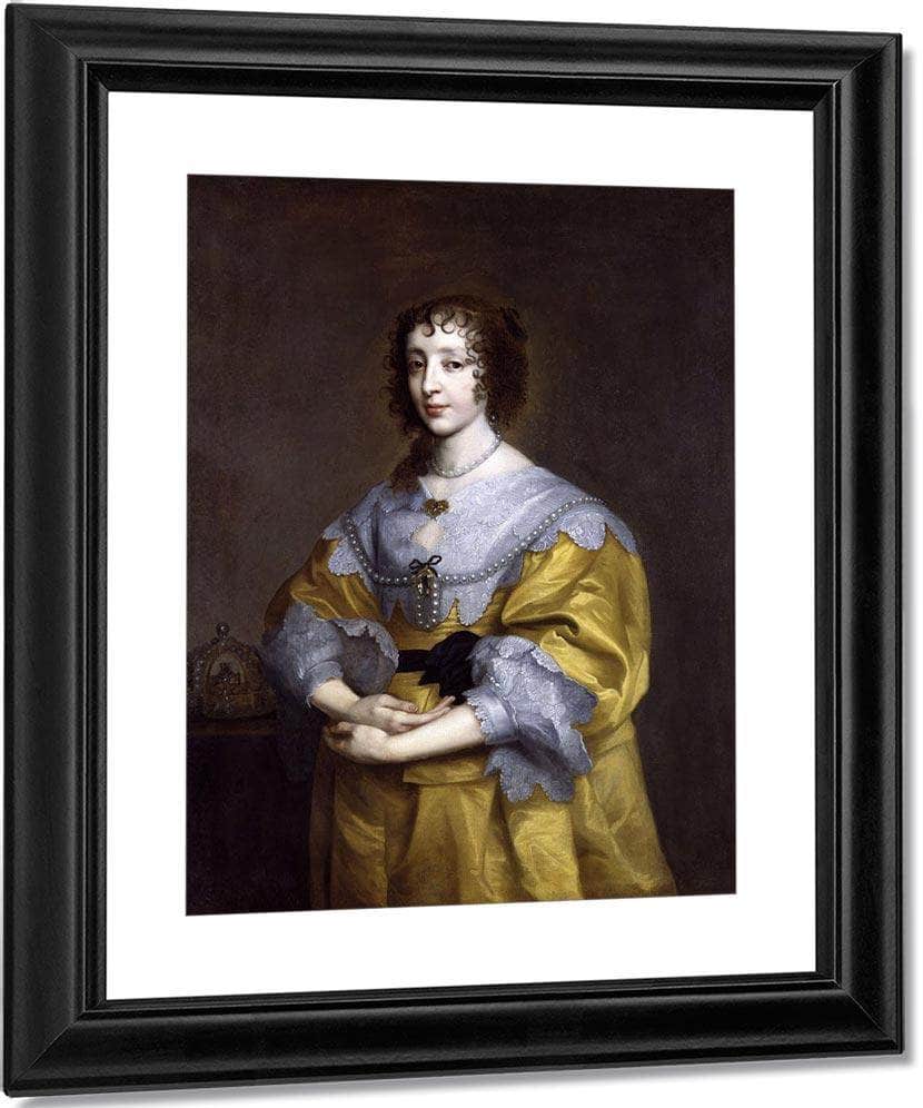 Anthony Van Dyck Henrietta Maria 1635 By Anthony Van Dyck Fine Art Print