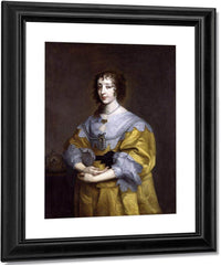 Anthony Van Dyck Henrietta Maria 1635 By Anthony Van Dyck Fine Art Print