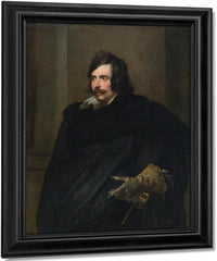 Anthony Van Dyck Portrait Of A Man With A Gloved Hand 1540 By Anthony Van Dyck Fine Art Print