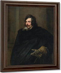 Anthony Van Dyck Portrait Of A Man With A Gloved Hand 1540 By Anthony Van Dyck Fine Art Print