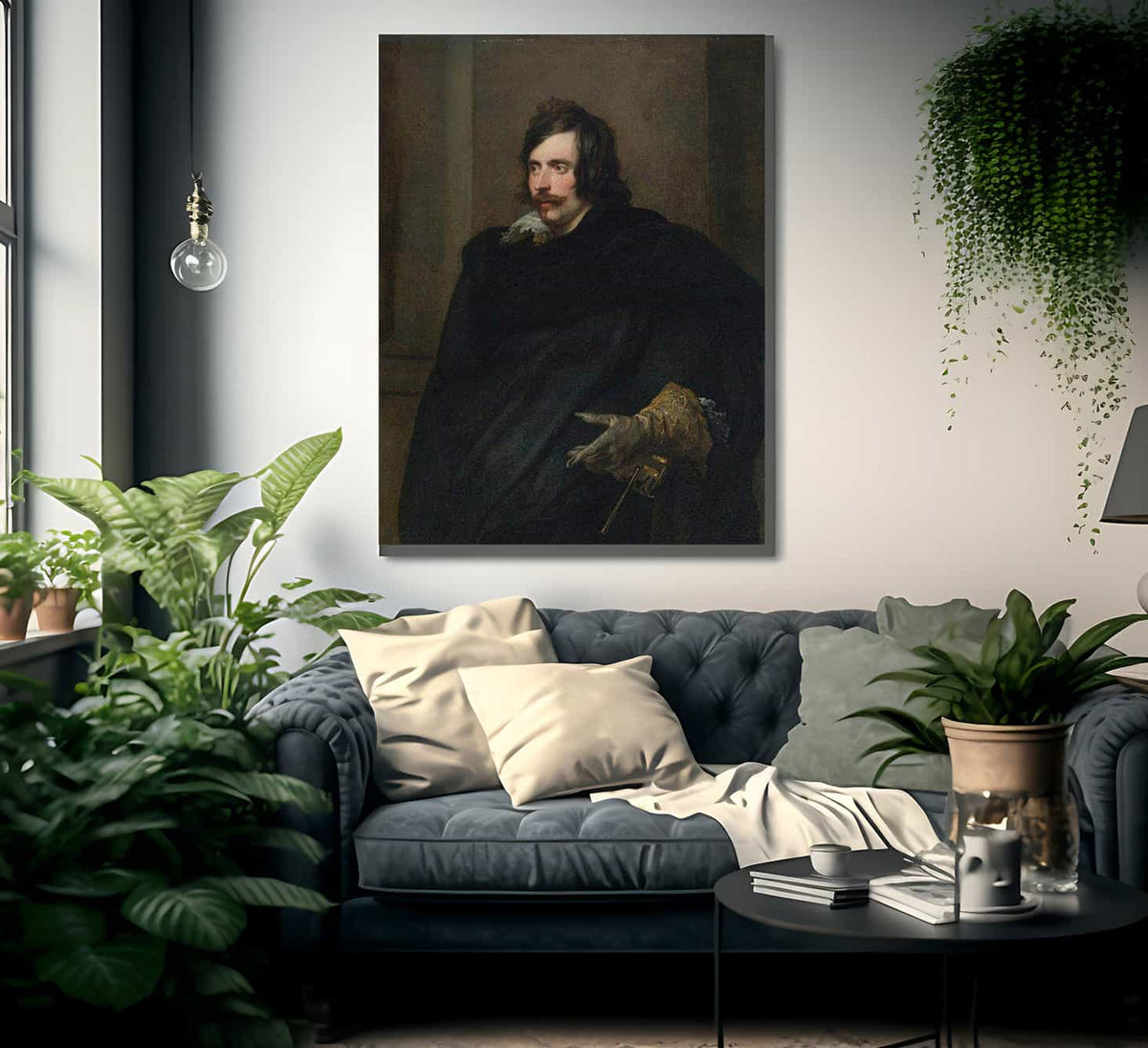Anthony Van Dyck Portrait Of A Man With A Gloved Hand 1540 By Anthony Van Dyck Fine Art Print