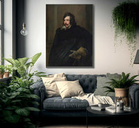 Anthony Van Dyck Portrait Of A Man With A Gloved Hand 1540 By Anthony Van Dyck Fine Art Print