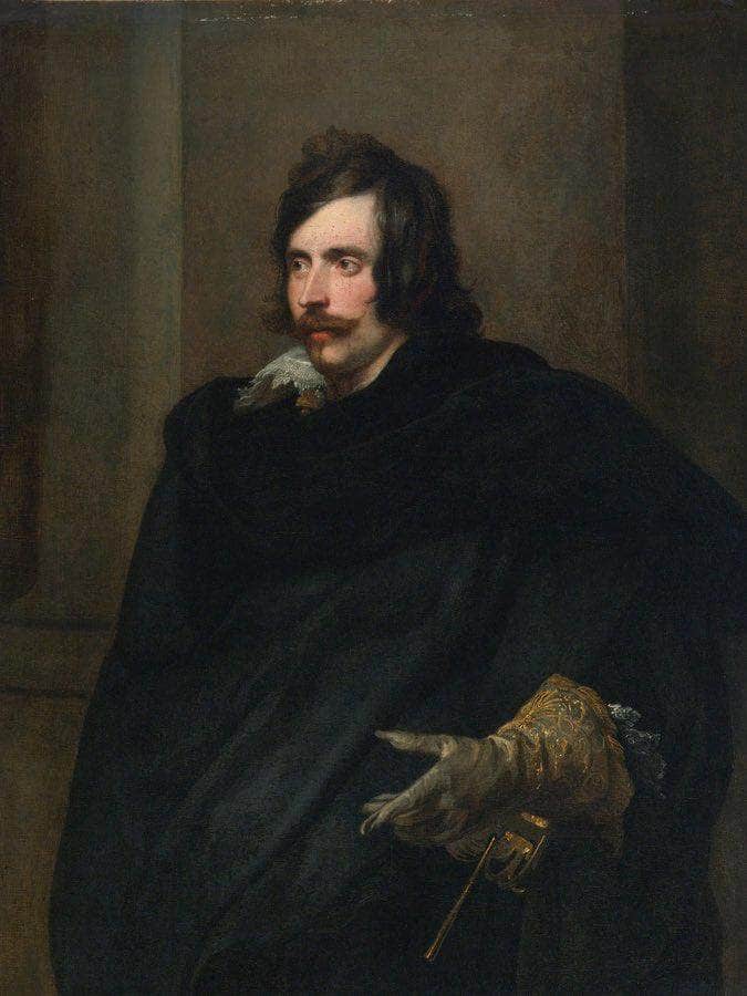 Anthony Van Dyck Portrait Of A Man With A Gloved Hand 1540 By Anthony Van Dyck Fine Art Print