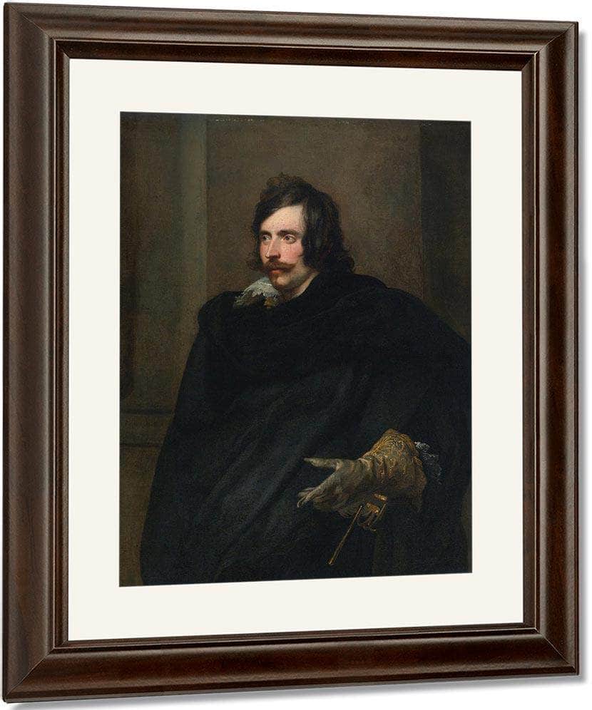 Anthony Van Dyck Portrait Of A Man With A Gloved Hand 1540 By Anthony Van Dyck Fine Art Print