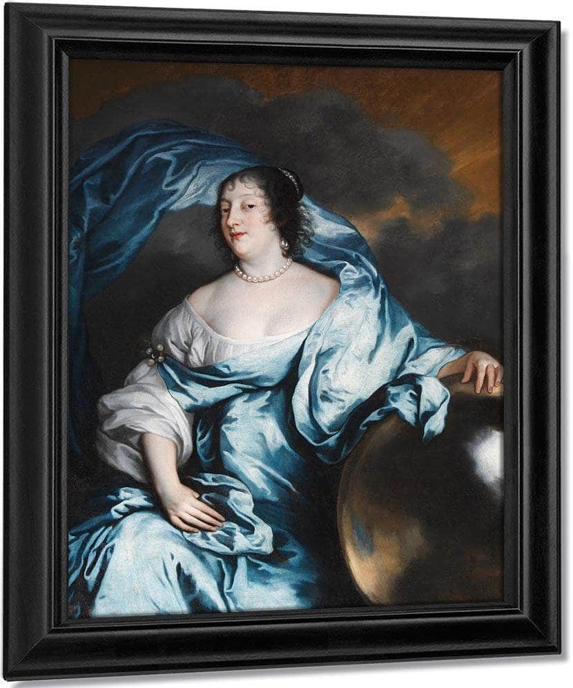 Anthony Van Dyck Rachel Wriothesley Countess Of Southampton As Fortune 1630 By Anthony Van Dyck Fine Art Print