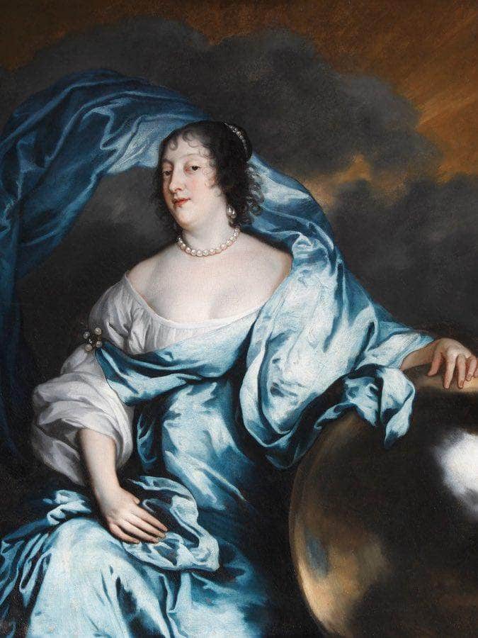 Anthony Van Dyck Rachel Wriothesley Countess Of Southampton As Fortune 1630 By Anthony Van Dyck Fine Art Print
