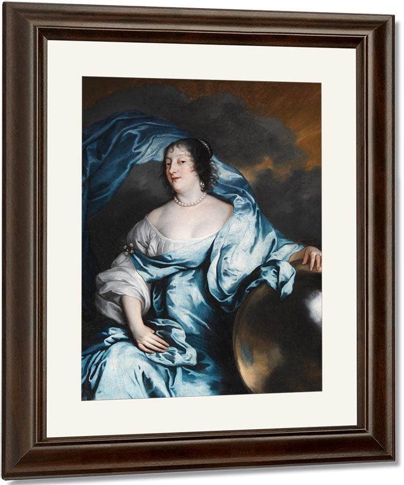 Anthony Van Dyck Rachel Wriothesley Countess Of Southampton As Fortune 1630 By Anthony Van Dyck Fine Art Print