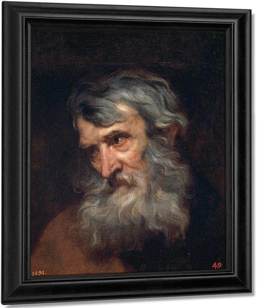 Anthony Van Dyck The Head Of An Old Man 1620 By Anthony Van Dyck Fine Art Print