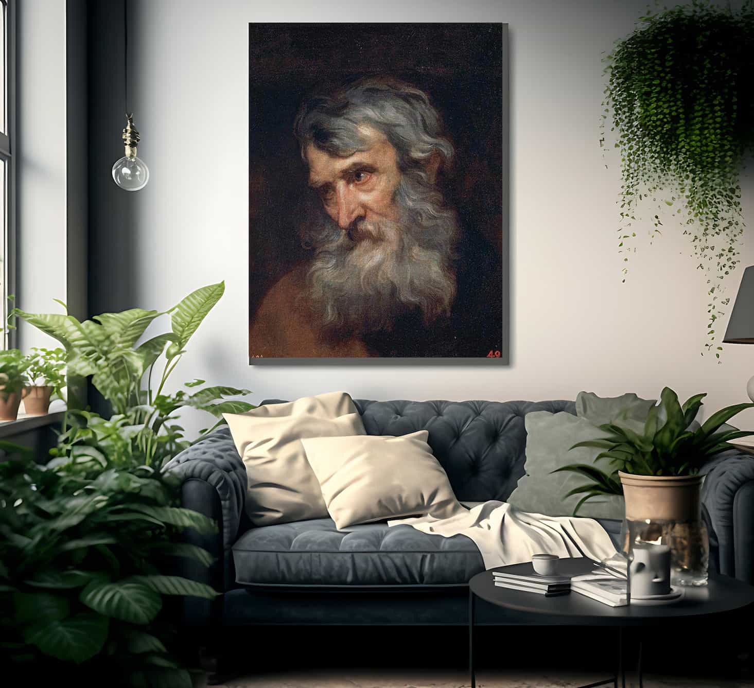 Anthony Van Dyck The Head Of An Old Man 1620 By Anthony Van Dyck Fine Art Print