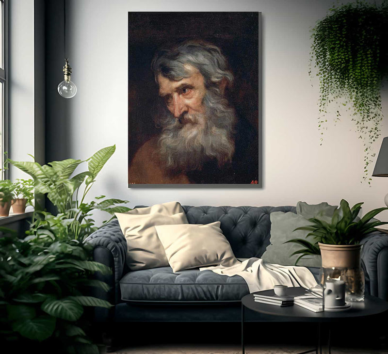 Anthony Van Dyck The Head Of An Old Man 1620 By Anthony Van Dyck Fine Art Print
