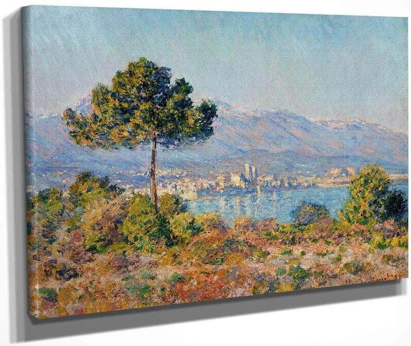 Antibes Seen From The Plateau Notre Dame By Monet Claude Fine Art Print